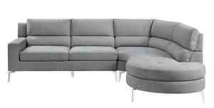 Sikeston Gray 102" 2-Piece Sectional with Right Chaise