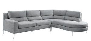 Sikeston Gray 102" 2-Piece Sectional with Right Chaise