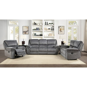Kerren Manual Double Reclining Sofa