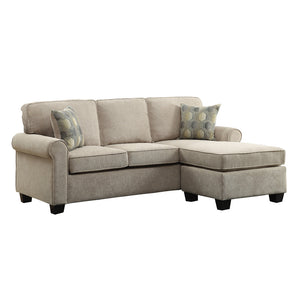 Beteille Sand 82" Reversible Sofa Chaise