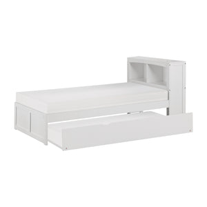 Bartly Twin Bookcase Bed with Twin Trundle