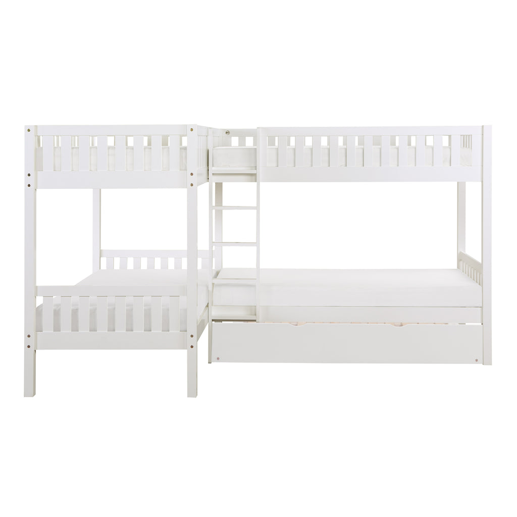 Bartly Corner Bunk Bed with Twin Trundle