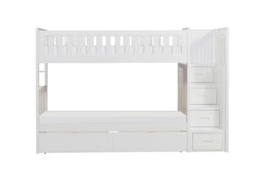 Bartly Twin/Twin Step Bunk Bed with Storage Boxes