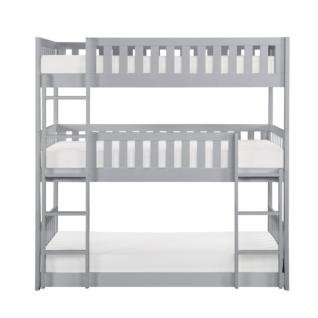 Bartly Triple Bunk Bed, Twin