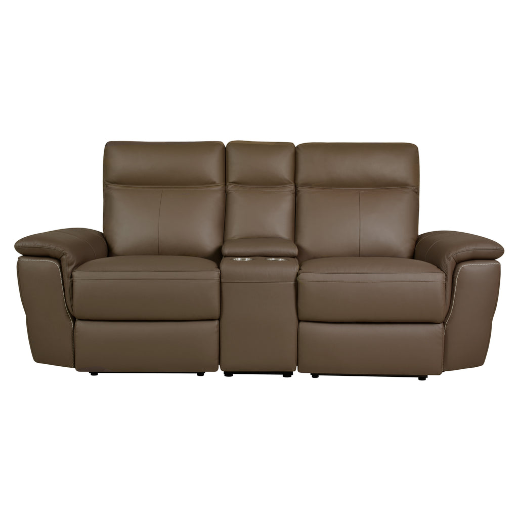 Thurmont Fleming Power Double Reclining Love Seat with Console